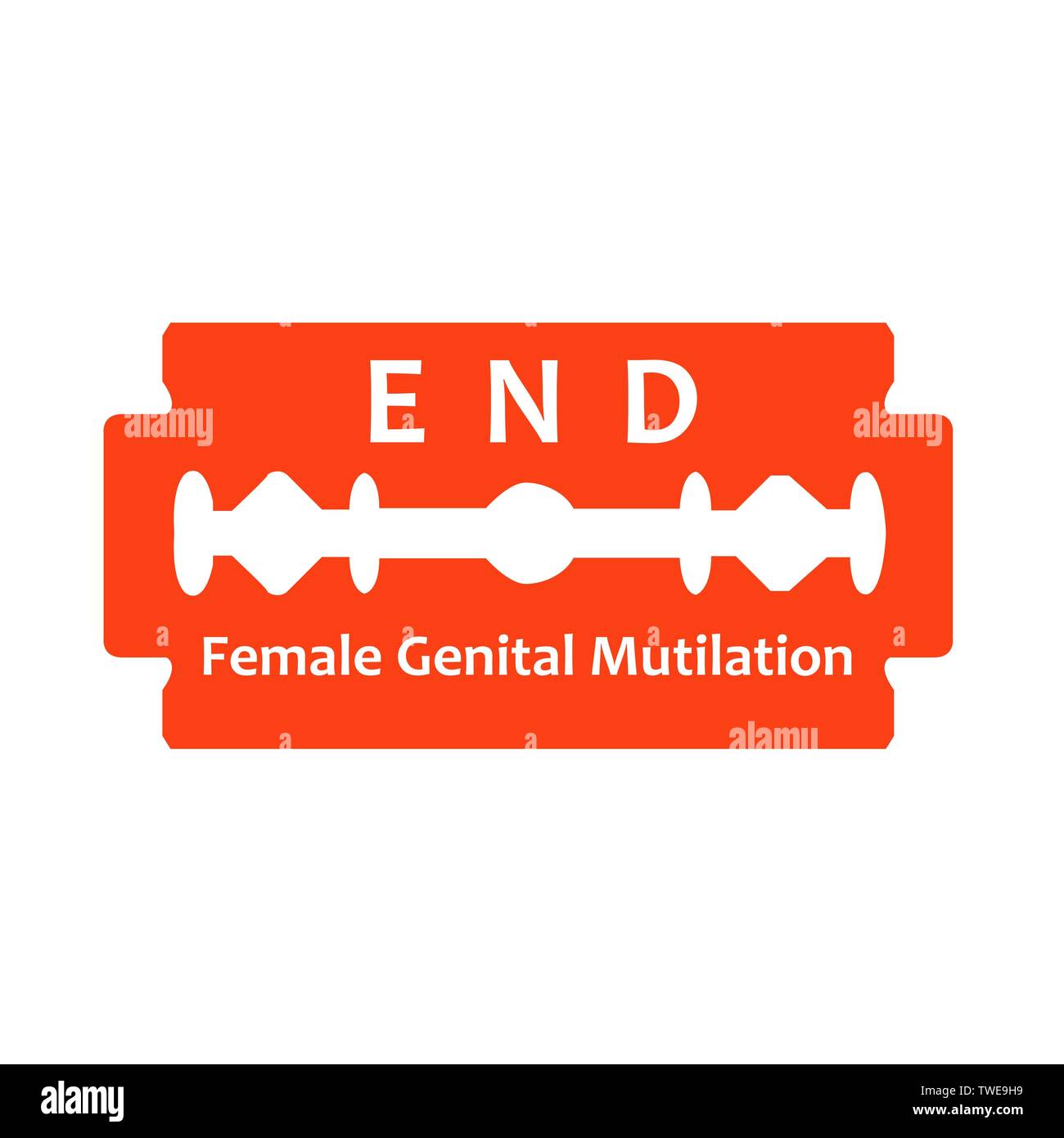 International Day of Zero Tolerance to Female Genital Mutilation Stock Vector
