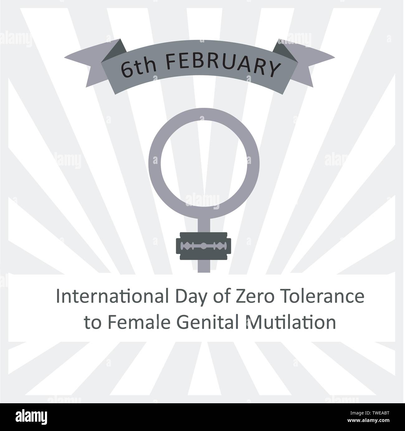 International day of ZERO TOLERANCE to female genital mutilation Stock Vector Image & Art Alamy