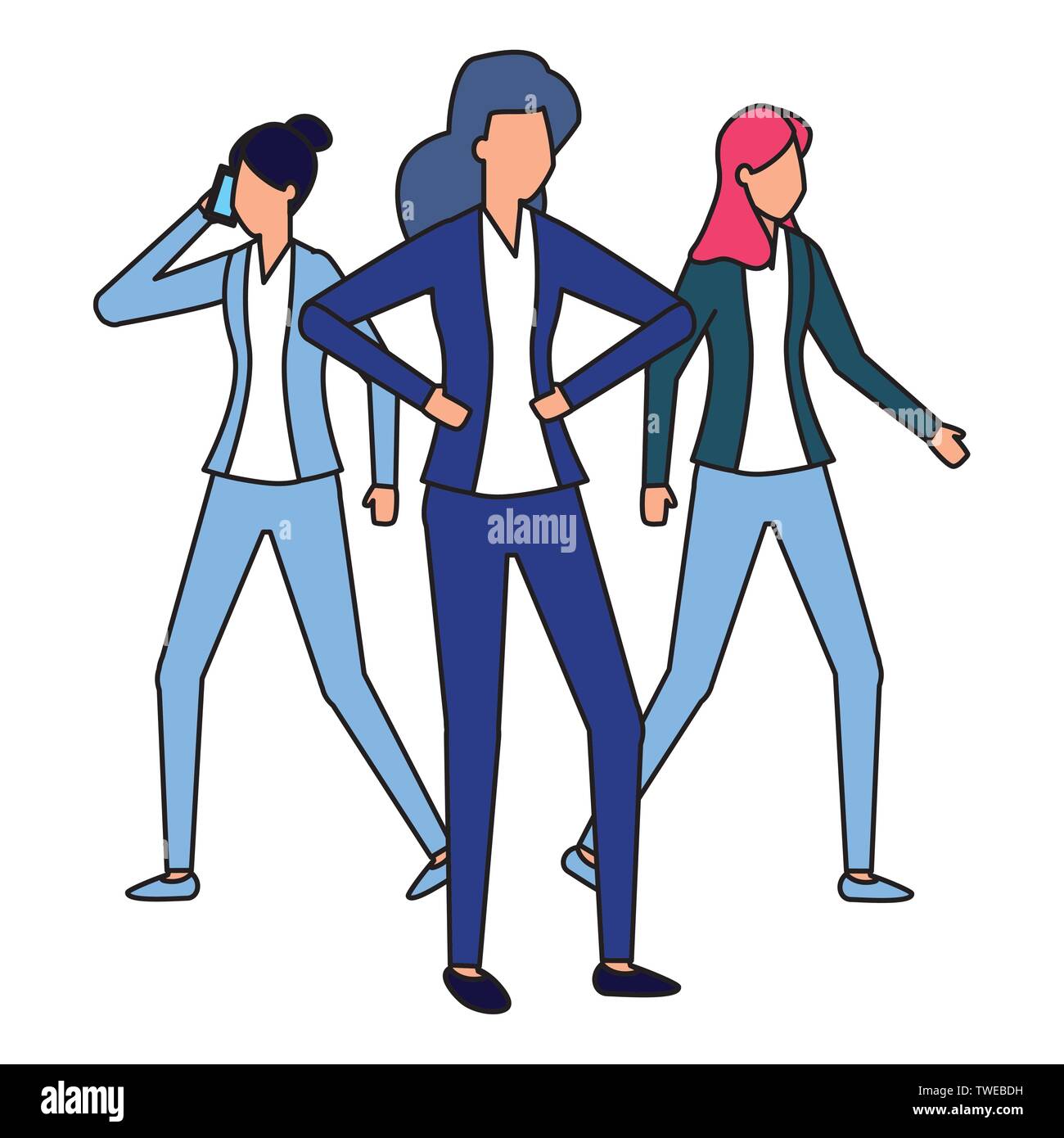 Business professionals map Cut Out Stock Images & Pictures - Alamy