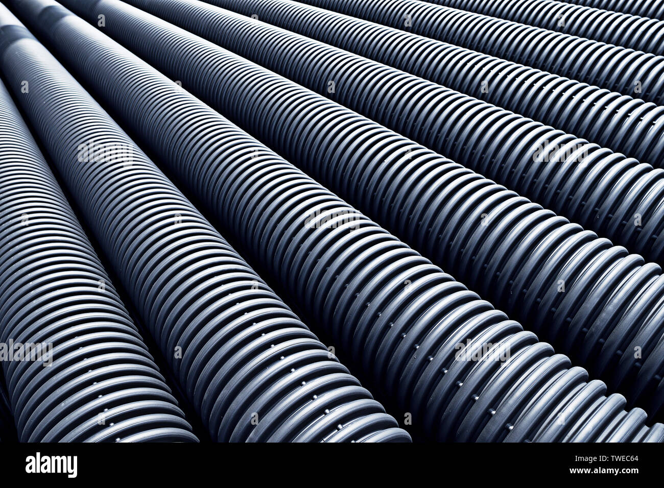 Black pvc plastic drain pipe hi-res stock photography and images - Alamy
