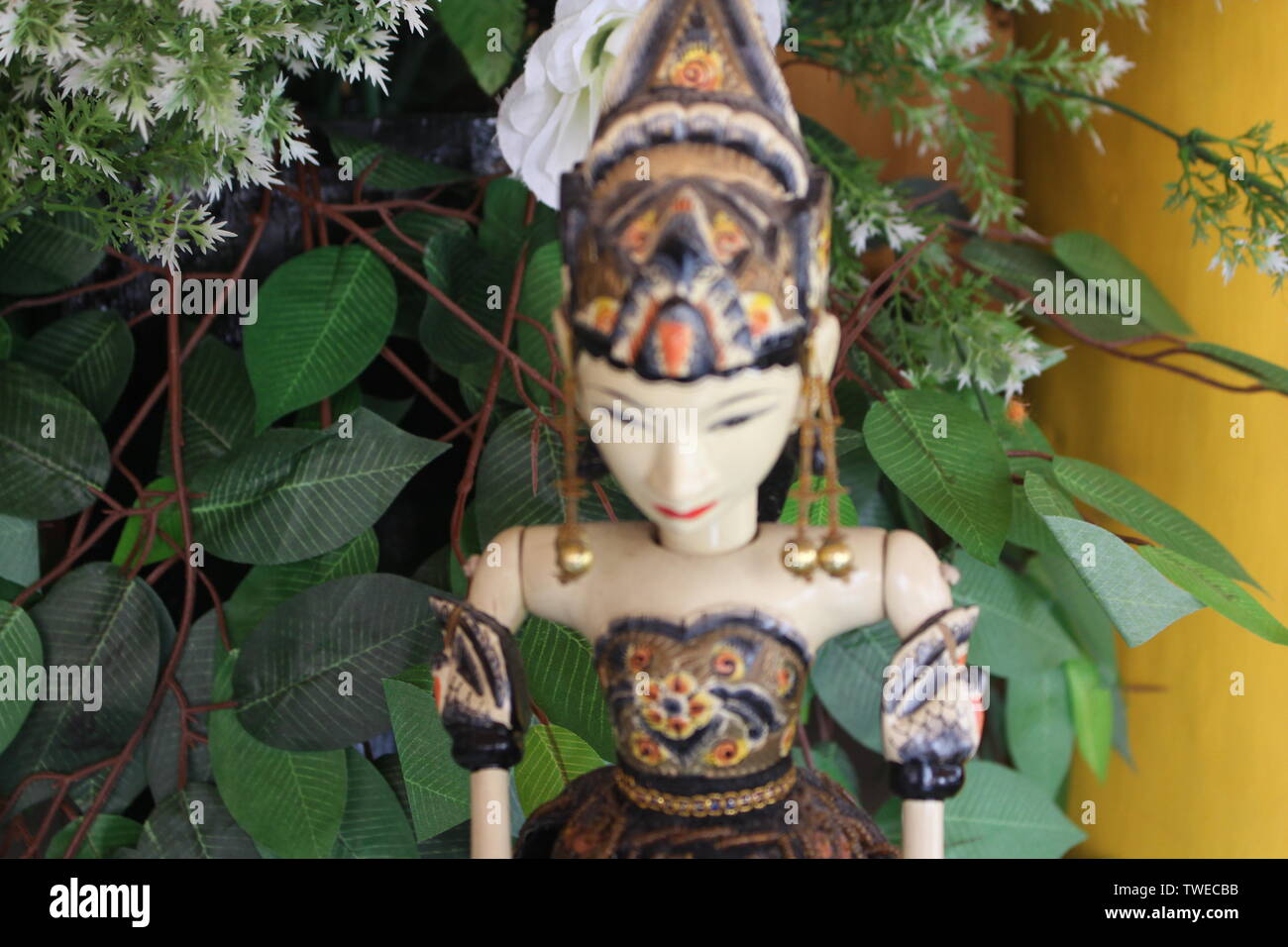 puppet - the culture of the Sundanese tribe of Indonesia Stock Photo