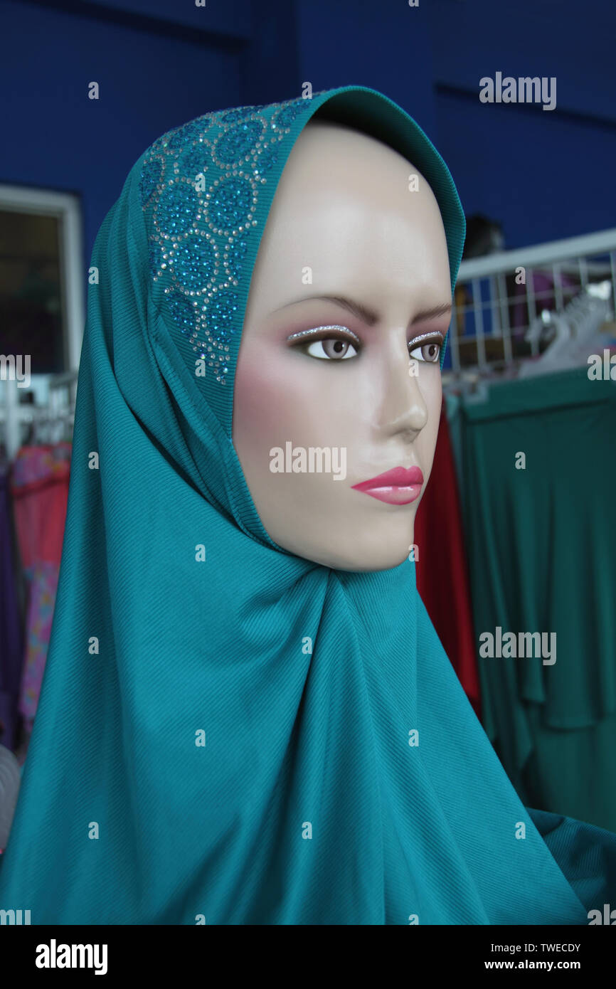 Close up of a mannequin in a clothing store Stock Photo