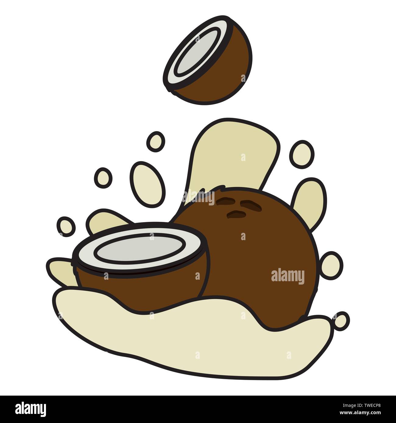 tropical fruits design Stock Vector Image & Art - Alamy