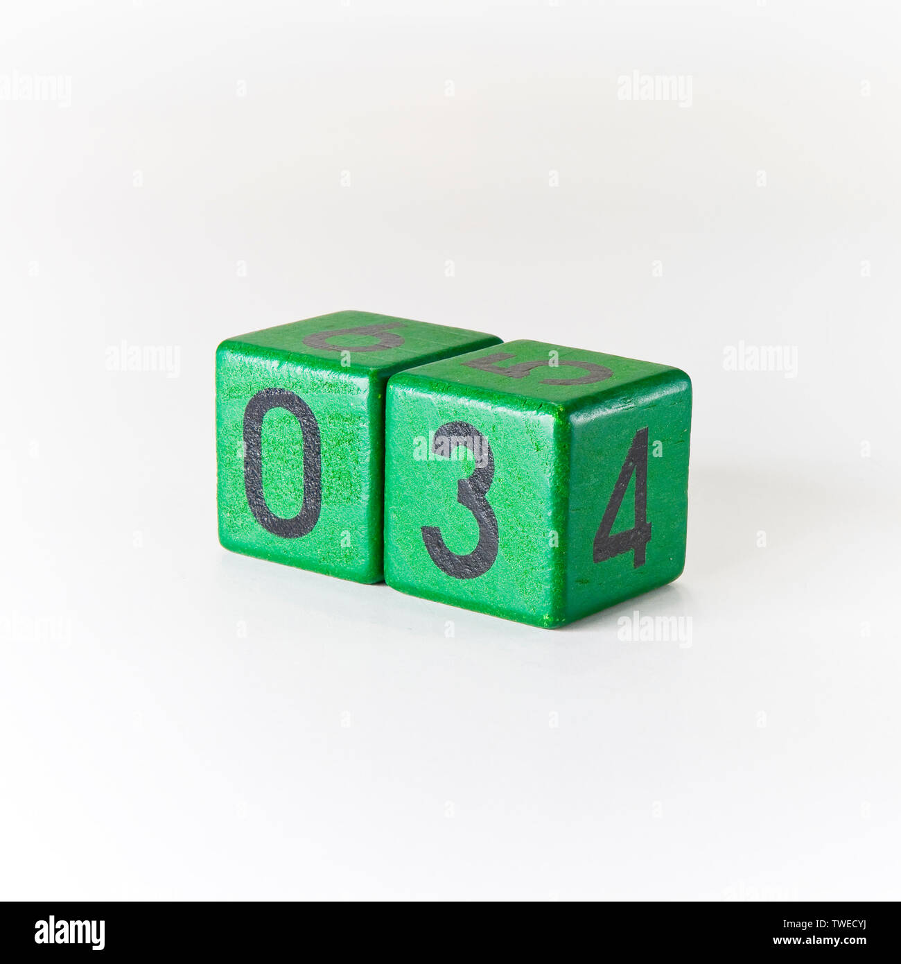 Number three 3d cube hi-res stock photography and images - Alamy
