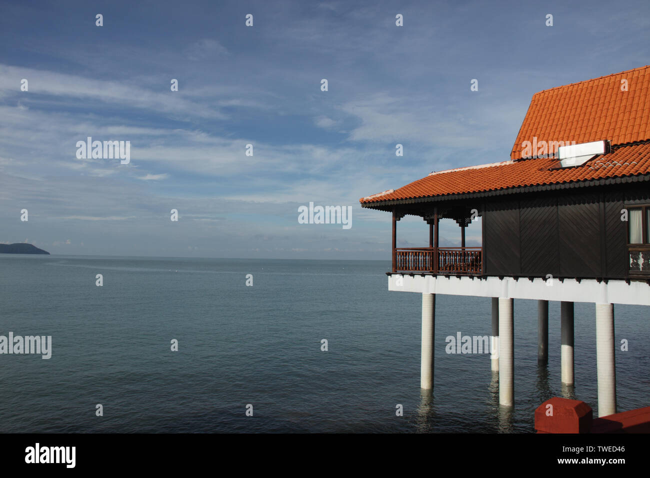 Tourist resort at the seaside, Langkawi Island, Malaysia Stock Photo ...