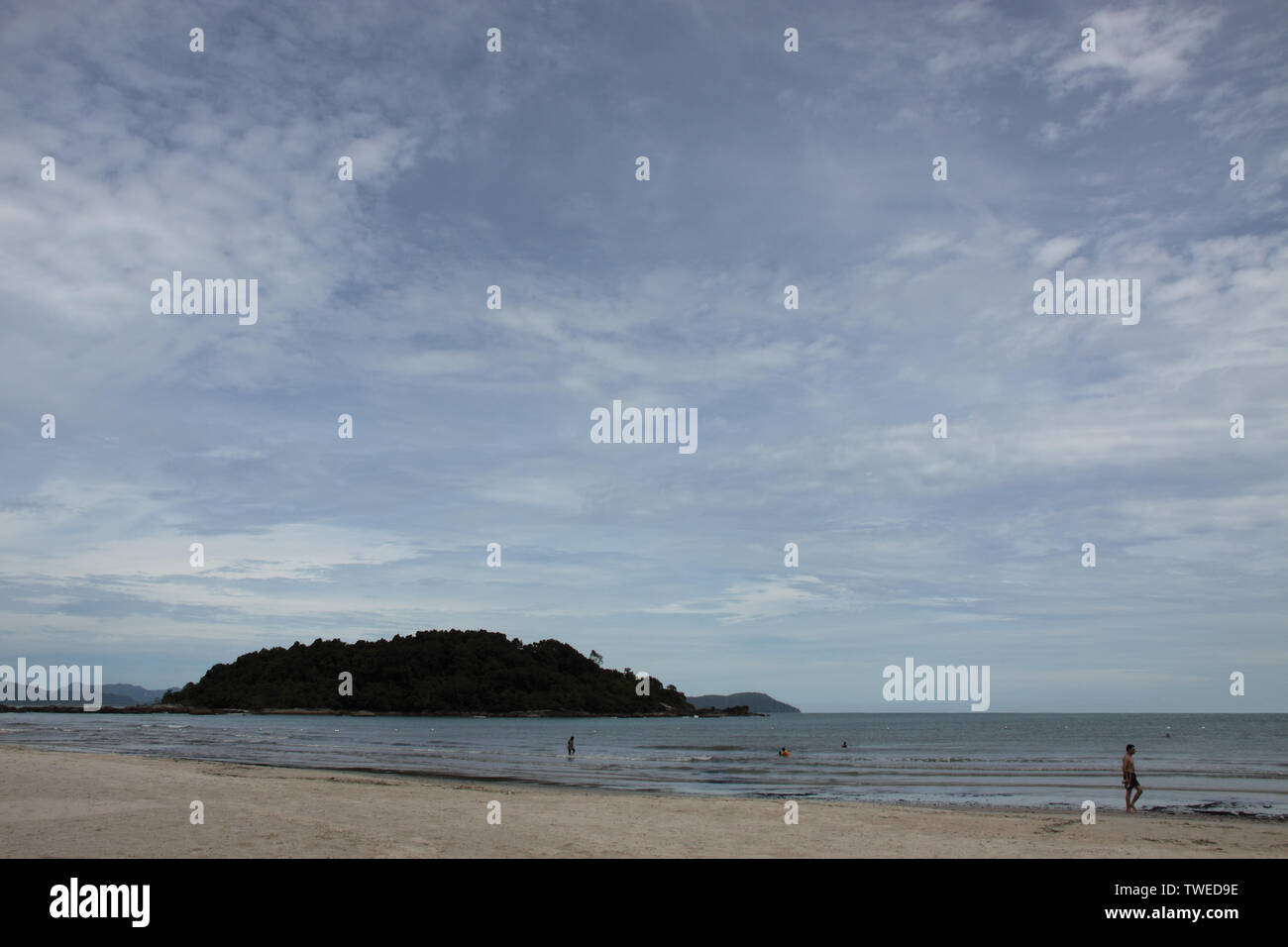 Island in the sea, Langkawi Island, Malaysia Stock Photo