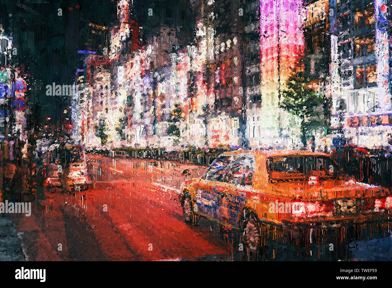 Cyberpunk tokyo nightlife hi-res stock photography and images - Alamy