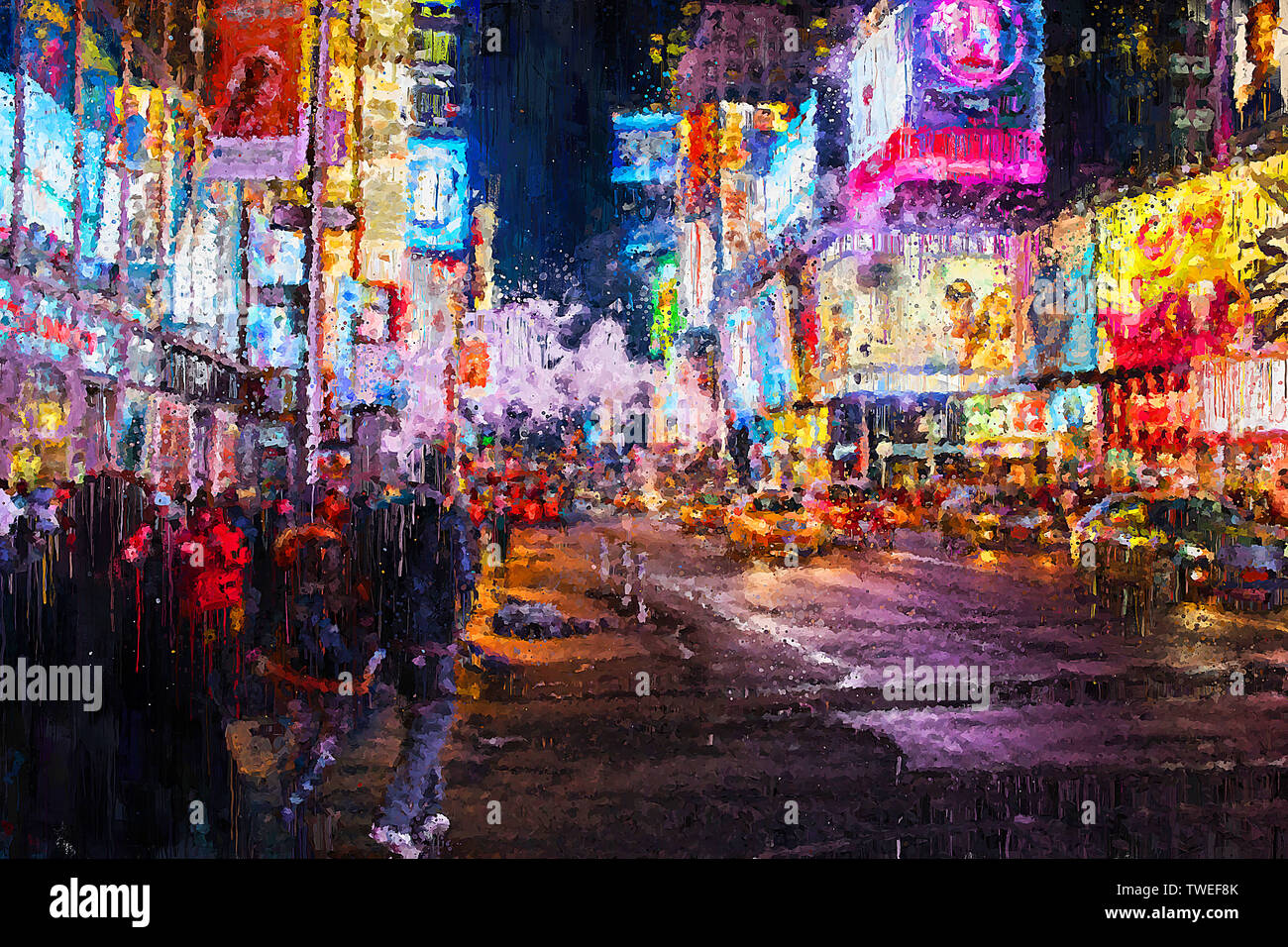 Cyberpunk tokyo nightlife hi-res stock photography and images - Alamy