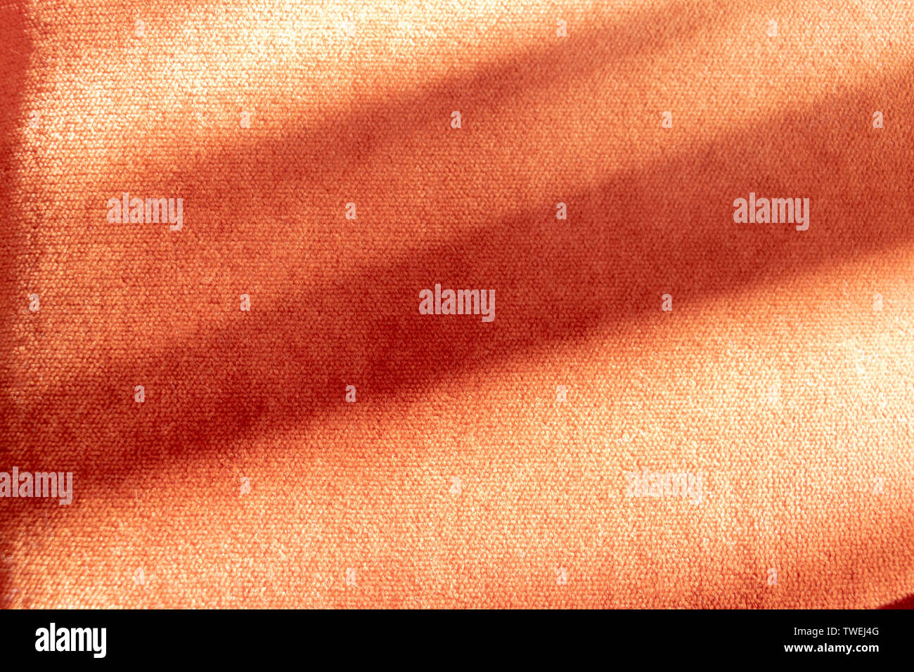 Shadow and light on red velvet Stock Photo