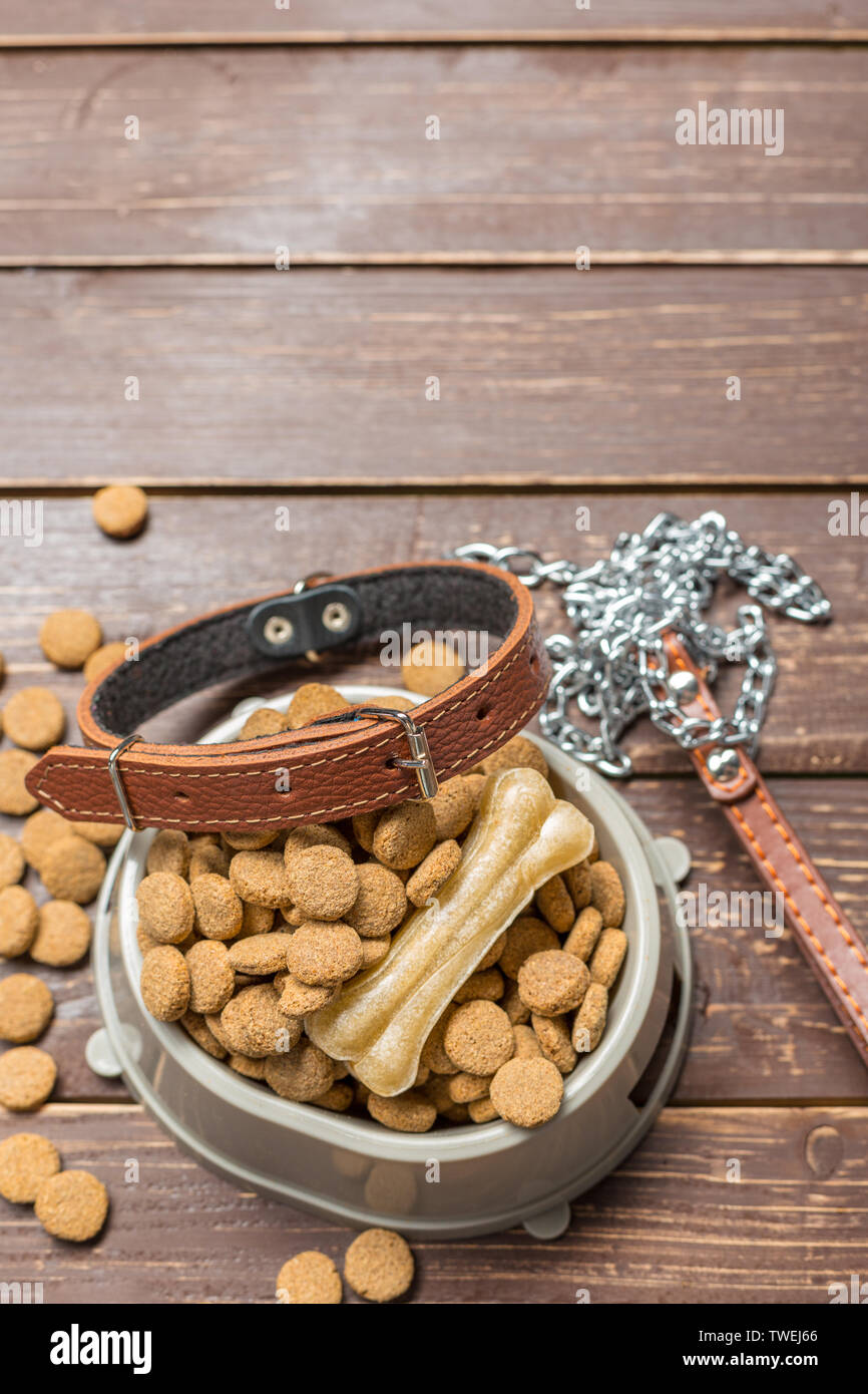 Dried food for dogs or cats Stock Photo Alamy