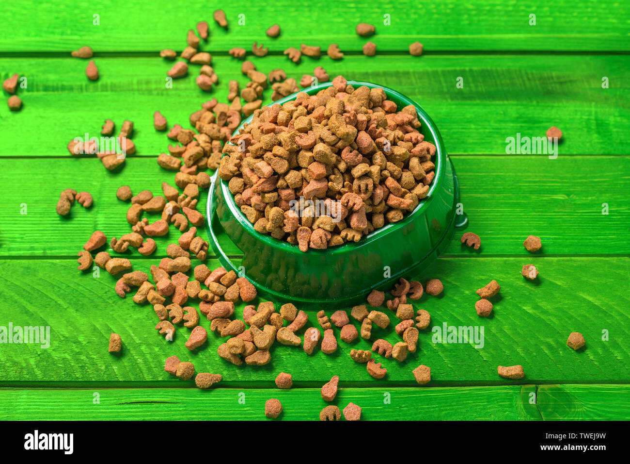 Dried food for dogs or cats Stock Photo Alamy