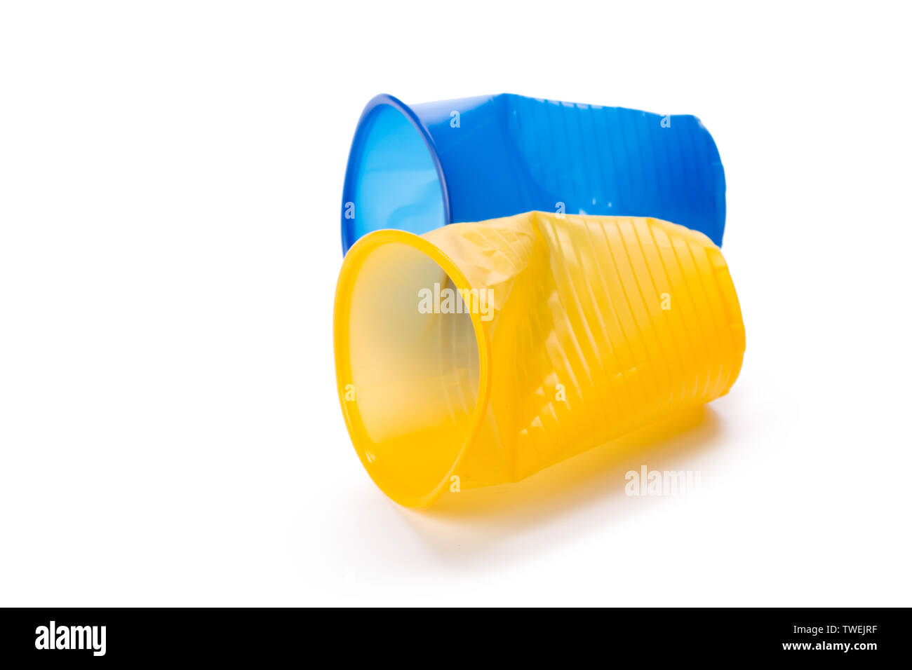 Recyclable plastic cups Cut Out Stock Images & Pictures - Alamy