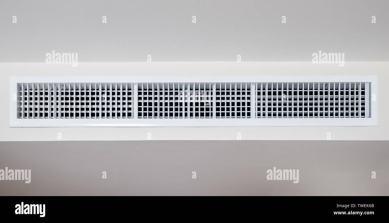 Air conditioner rectangular on top Stock Photo