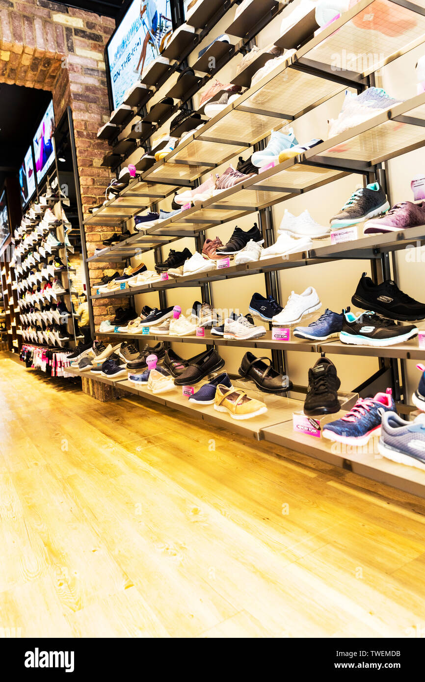 Inside Shoe Store High Resolution Stock 