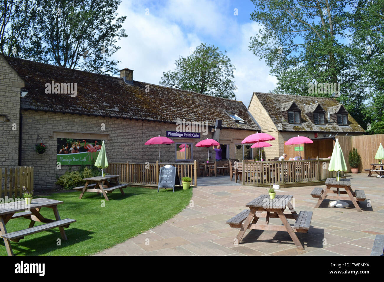 The cafe at Birdland Park & Gardens in BourtonontheWater