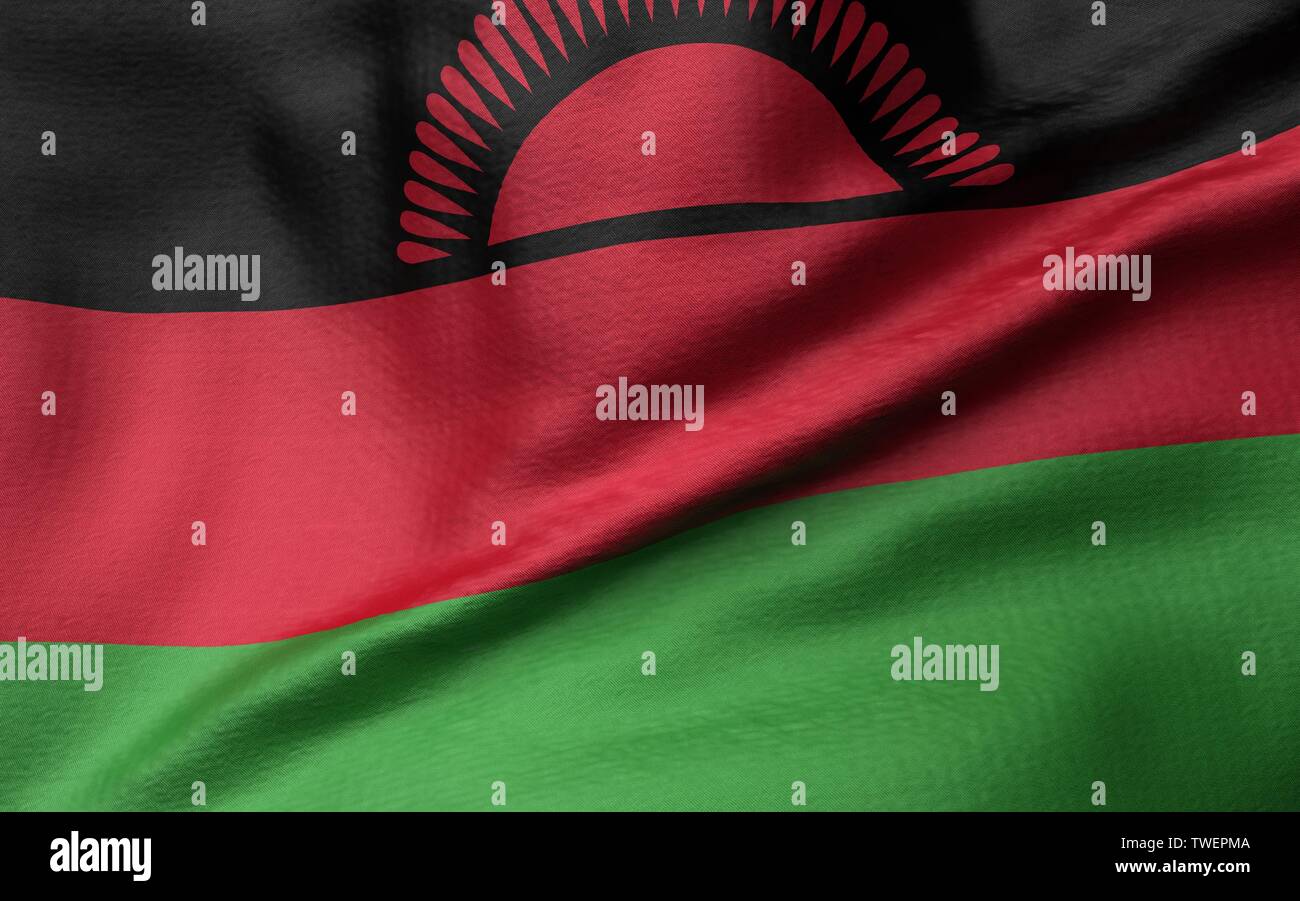 3D Illustration of Malawi Flag Stock Photo - Alamy