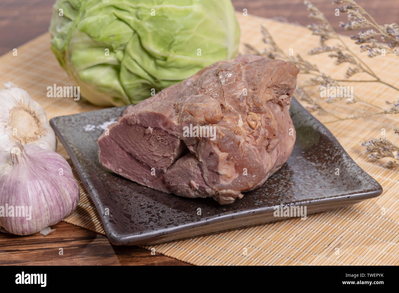 soy sauce beef Stock Photo Alamy