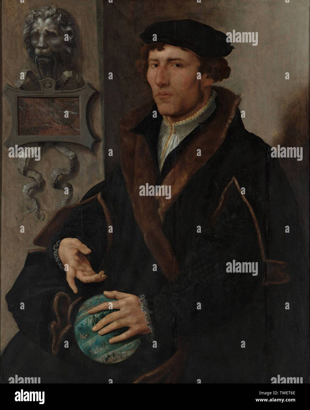 Maarten van Heemskerck - Portrait Reinerus Frisius Gemma C 1543 Stock ...