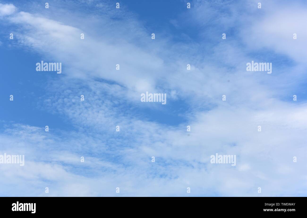 Blue Sky White Cloud Stock Photo