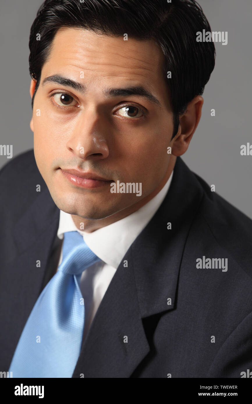 Portrait of an Indian businessman Stock Photo - Alamy