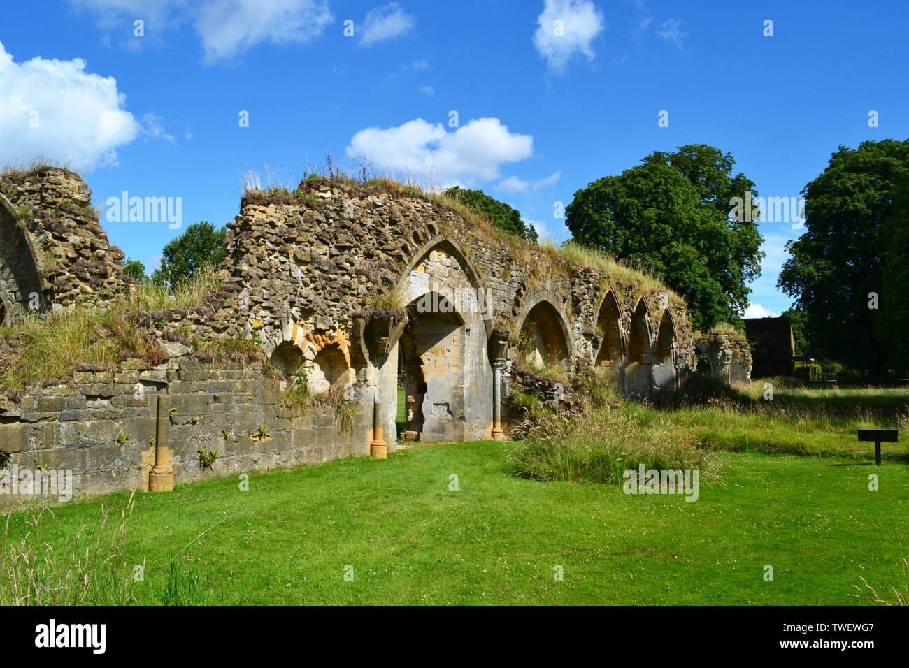 The Vestry, Hailes Abbey, Cistercian abbey, two miles northeast of Gloucestershire