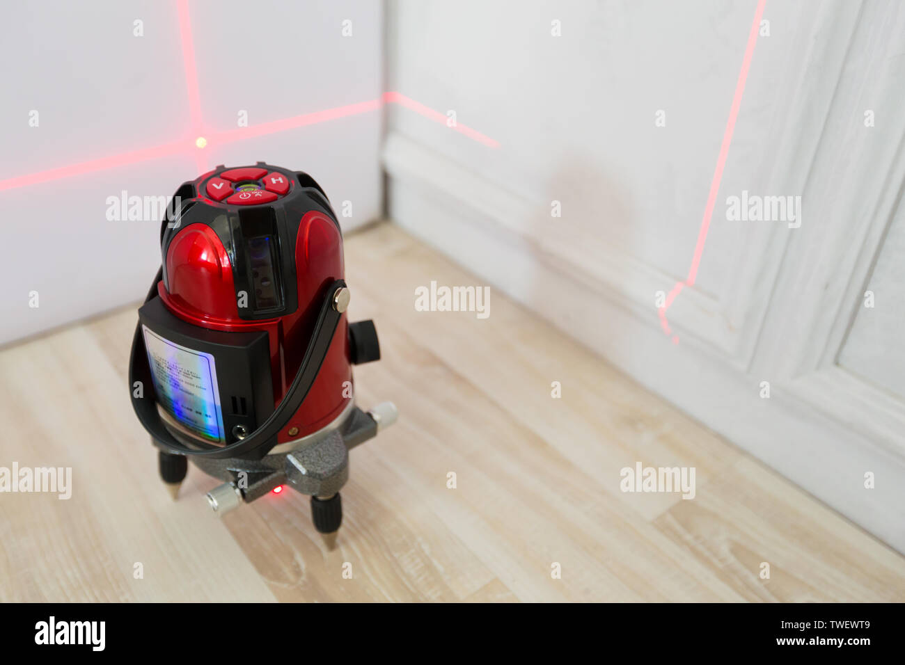 Laser Level Measuring Tool Stock Photo 256639161 Alamy