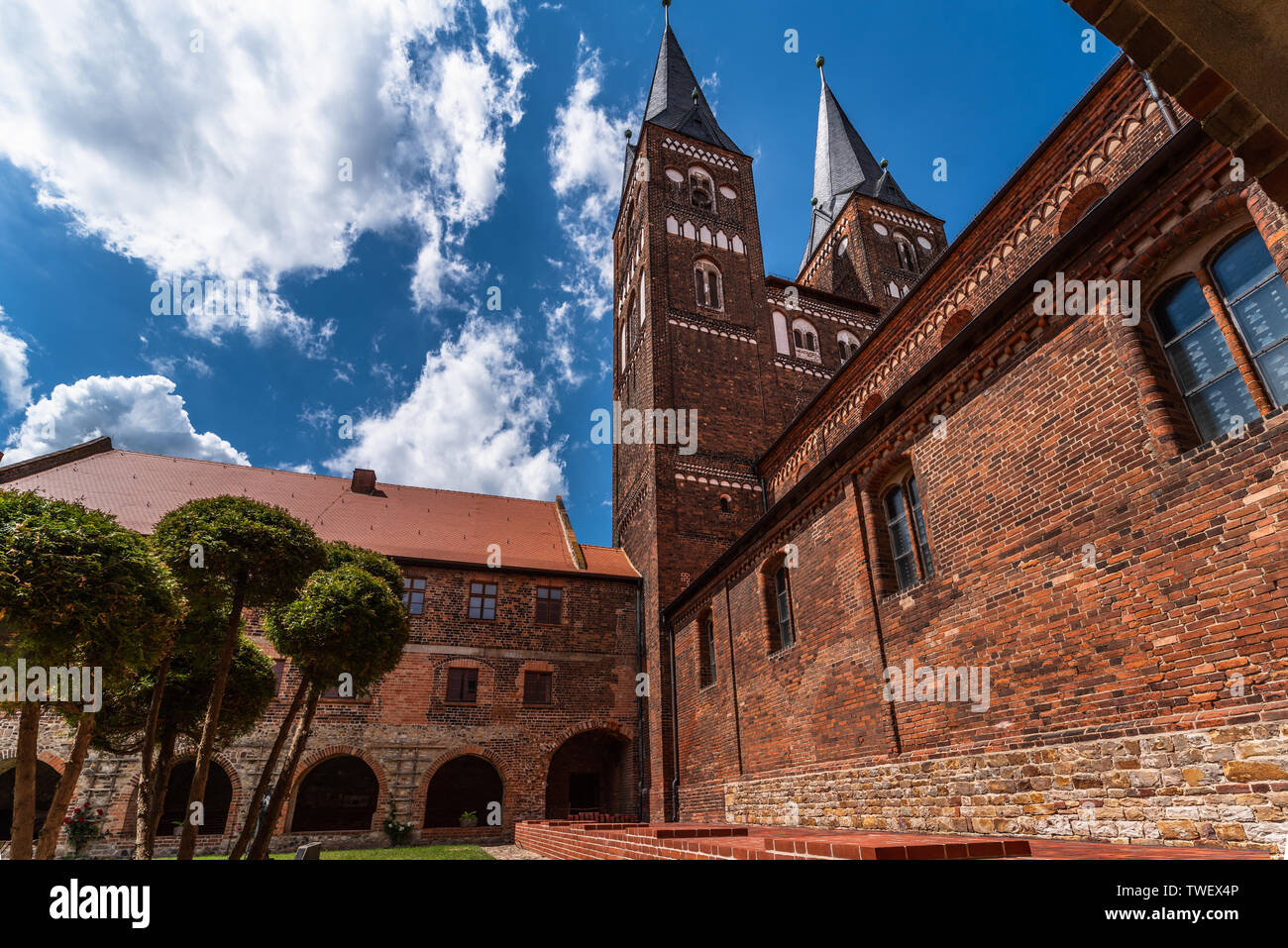 Kloster Jerichow in Sachsen-Anhalt Stock Photo