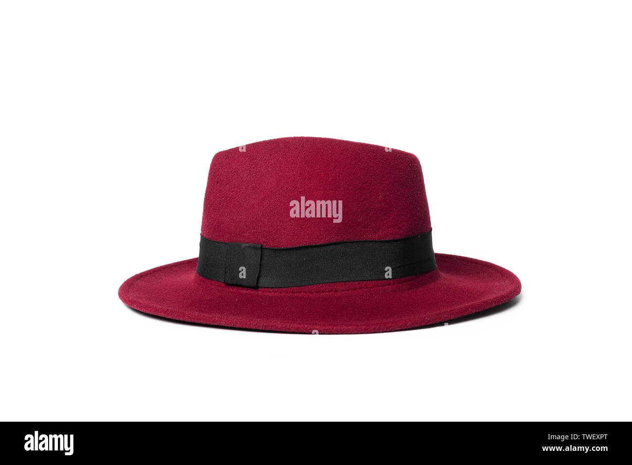 fedora hat isolated on white Stock Photo - Alamy