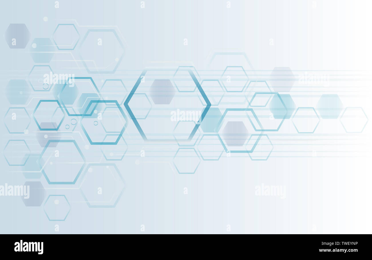 the shape of hexagon concept design abstract technology background ...