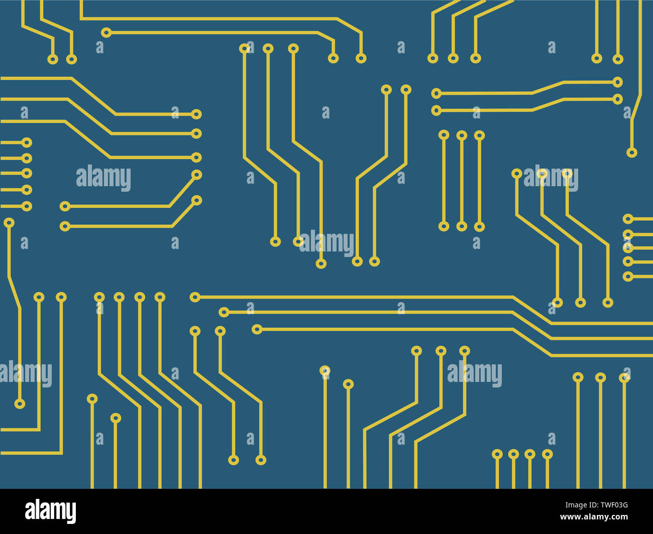 microchip line technology symbol abstract background Stock Photo - Alamy