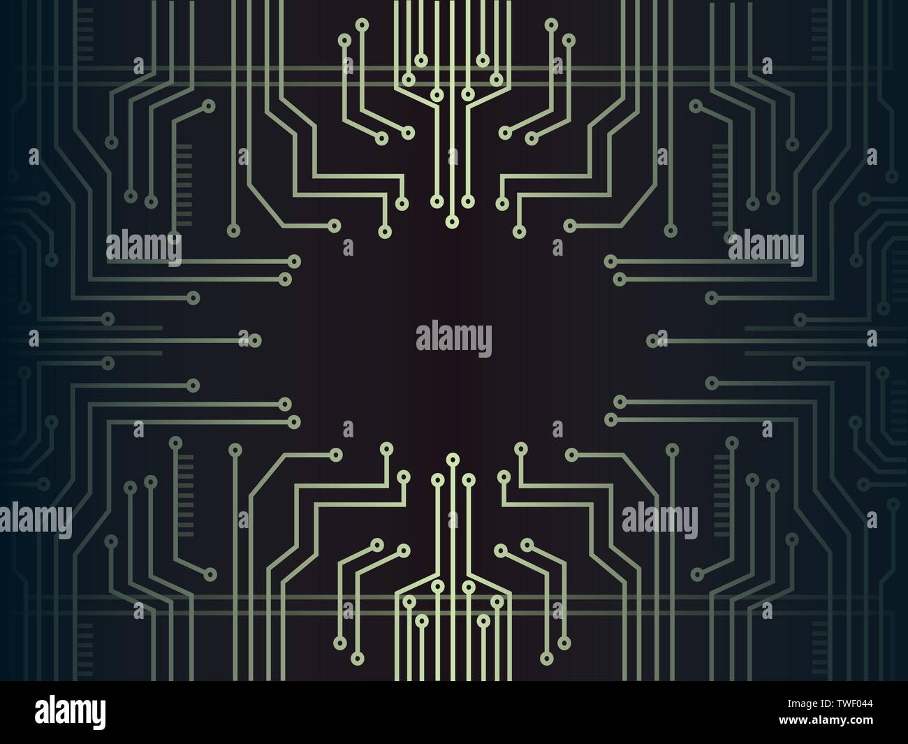 microchip line technology symbol abstract background Stock Photo - Alamy