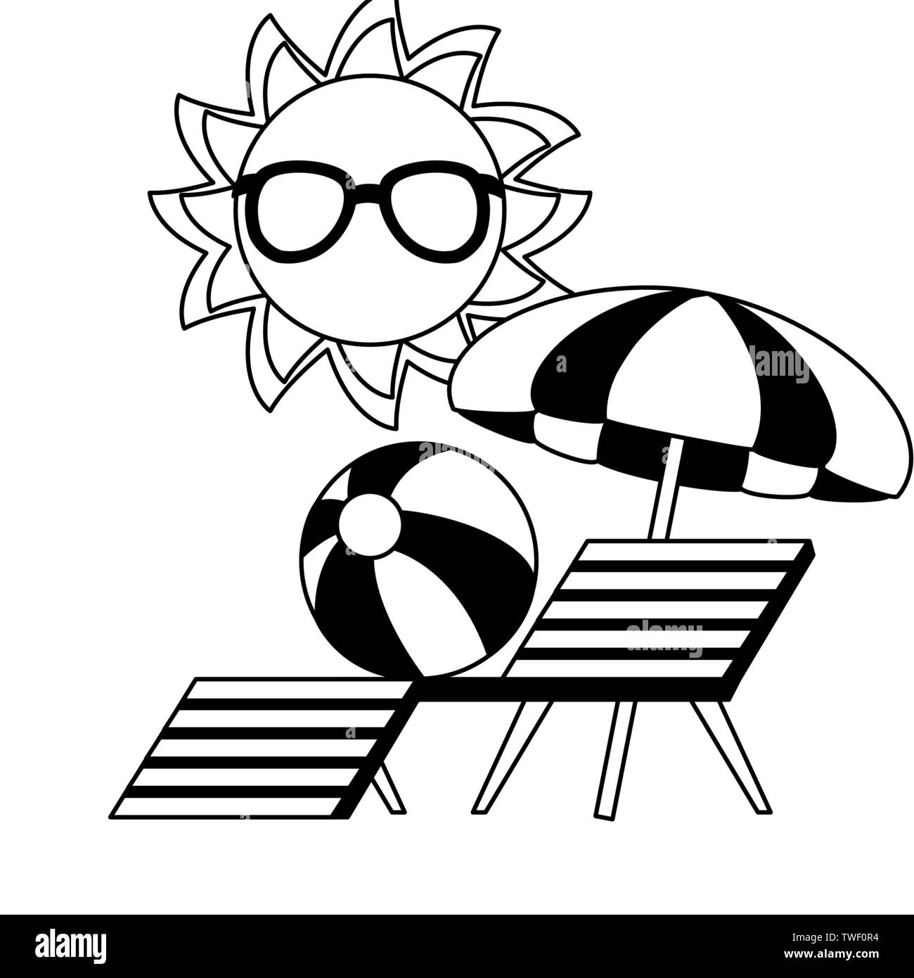 summer time holiday Stock Vector Image & Art - Alamy