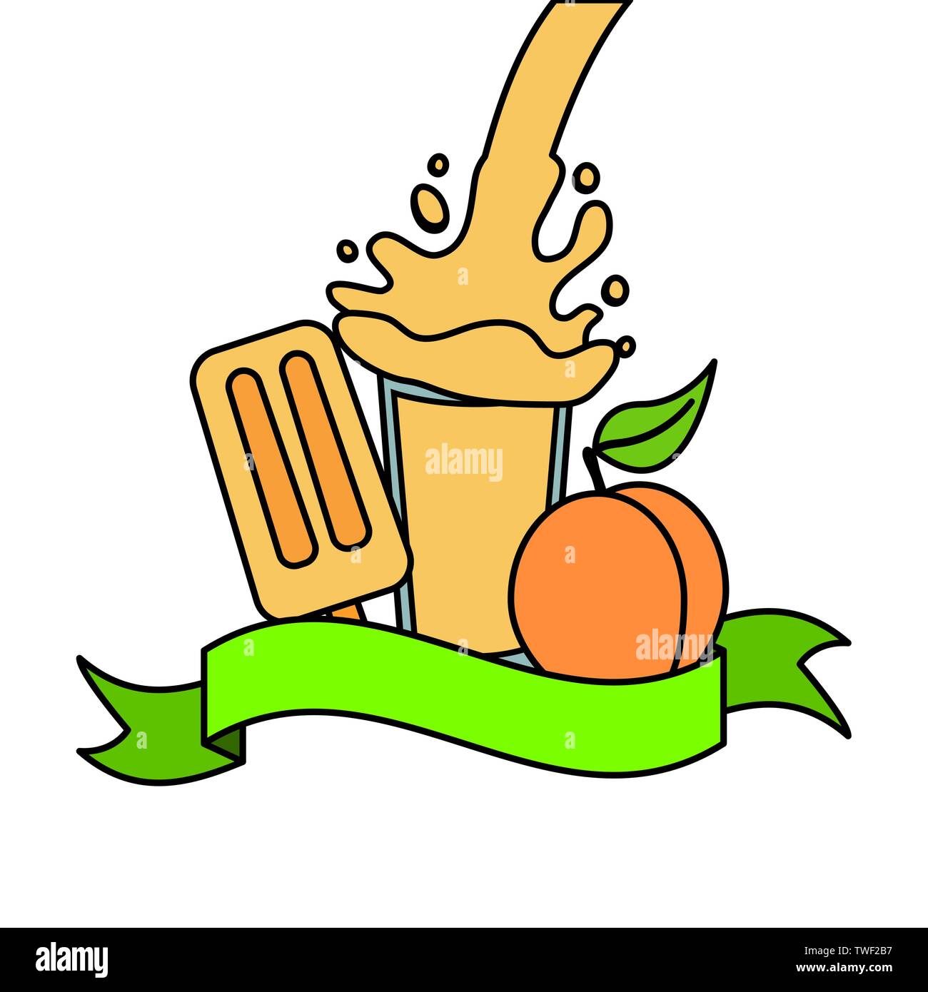 tropical fruits design Stock Vector Image & Art - Alamy