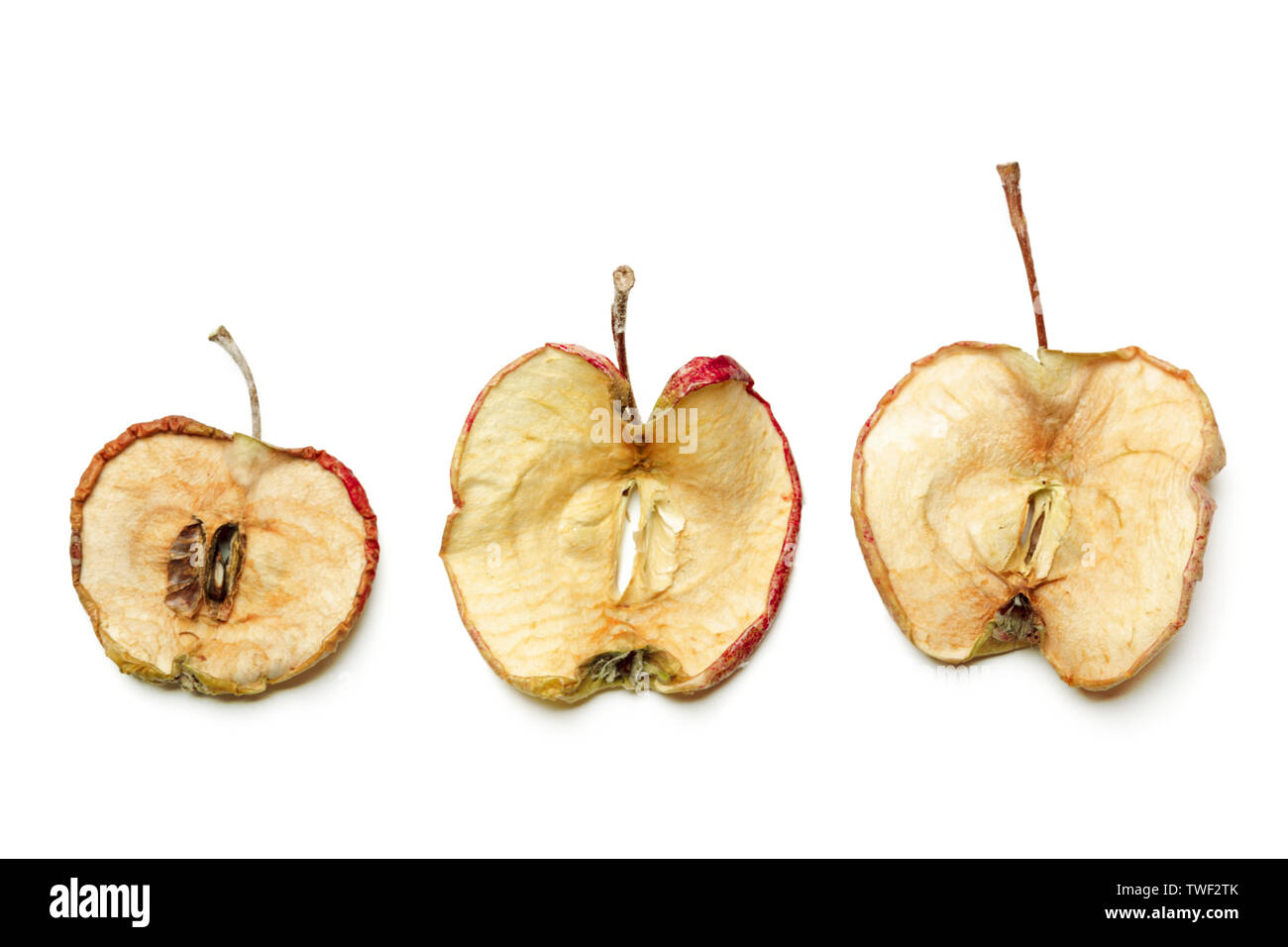 Dried Apple Slices Stock Photo
