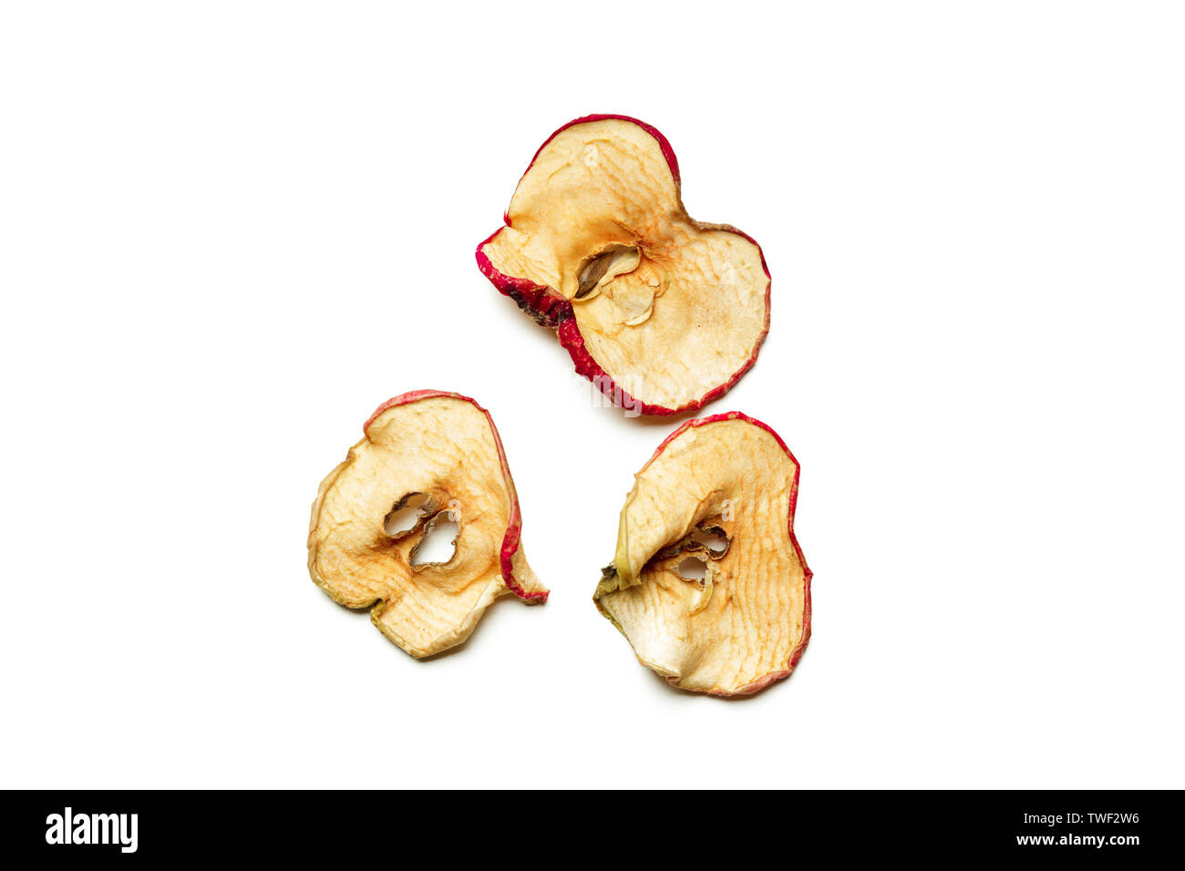 Dried Apple Slices Stock Photo