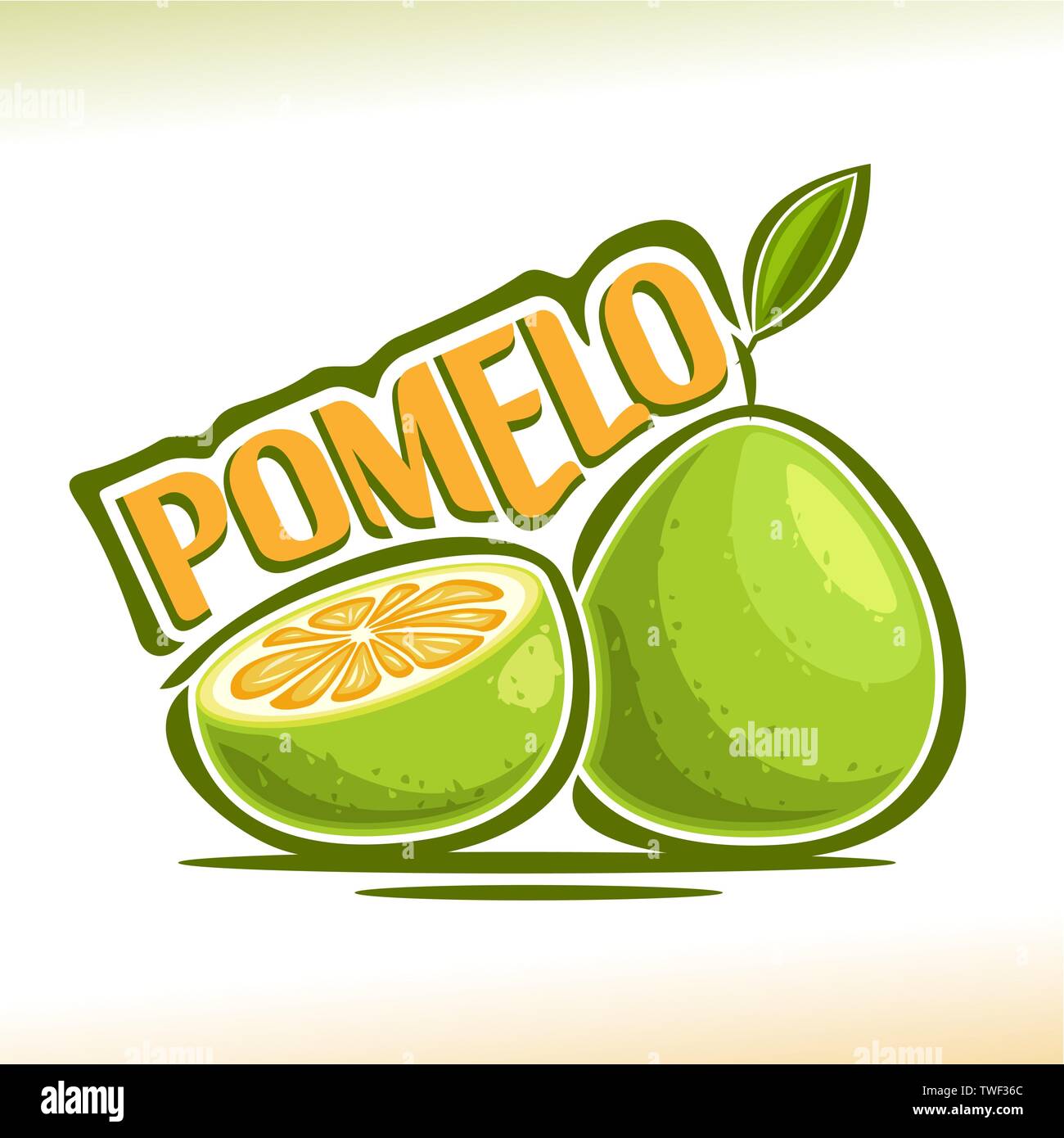 Vector logo for Pomelo Fruit Stock Vector Image & Art Alamy