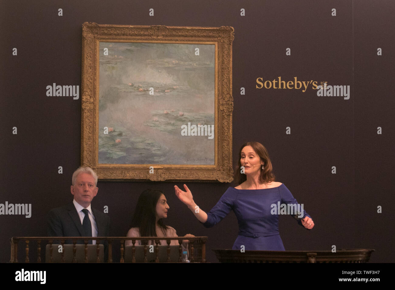 "Nymphéas" by Claude Estimate £25,000,000 which sold at hammer