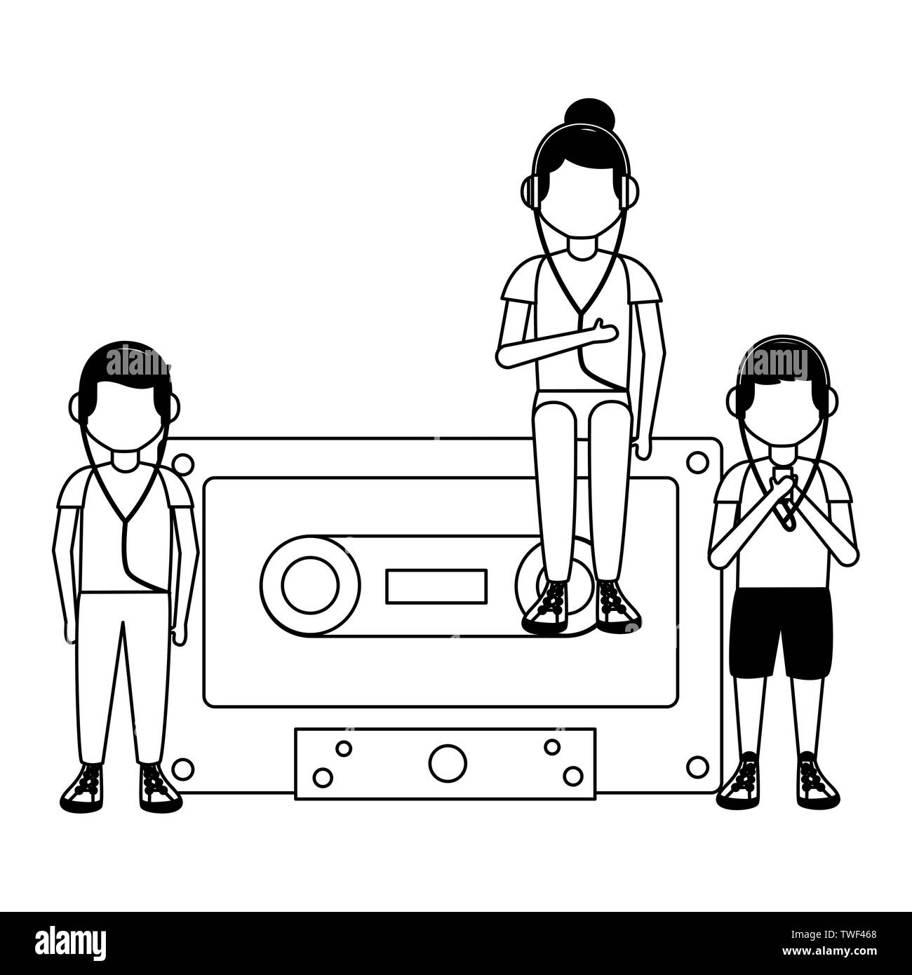 People Listening Music Stock Vector Image Art Alamy people-listening-music-stock-vector-image-art-alamy