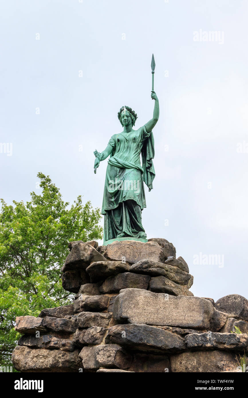 Statue of Peace by Joseph Durham and dedicated to King Edward VII in