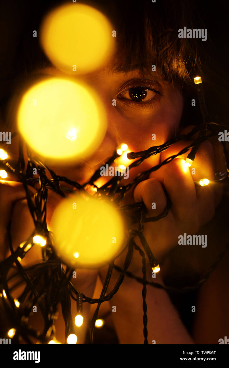 Drawing With Lights Stock Photo - Alamy