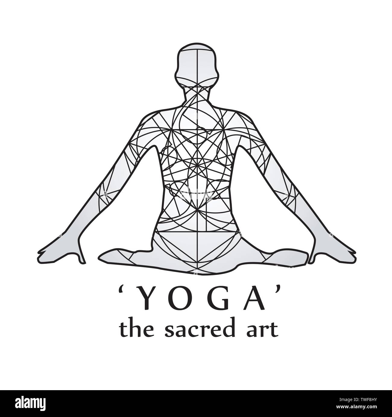 Yoga the sacred art Stock Vector Image & Art Alamy