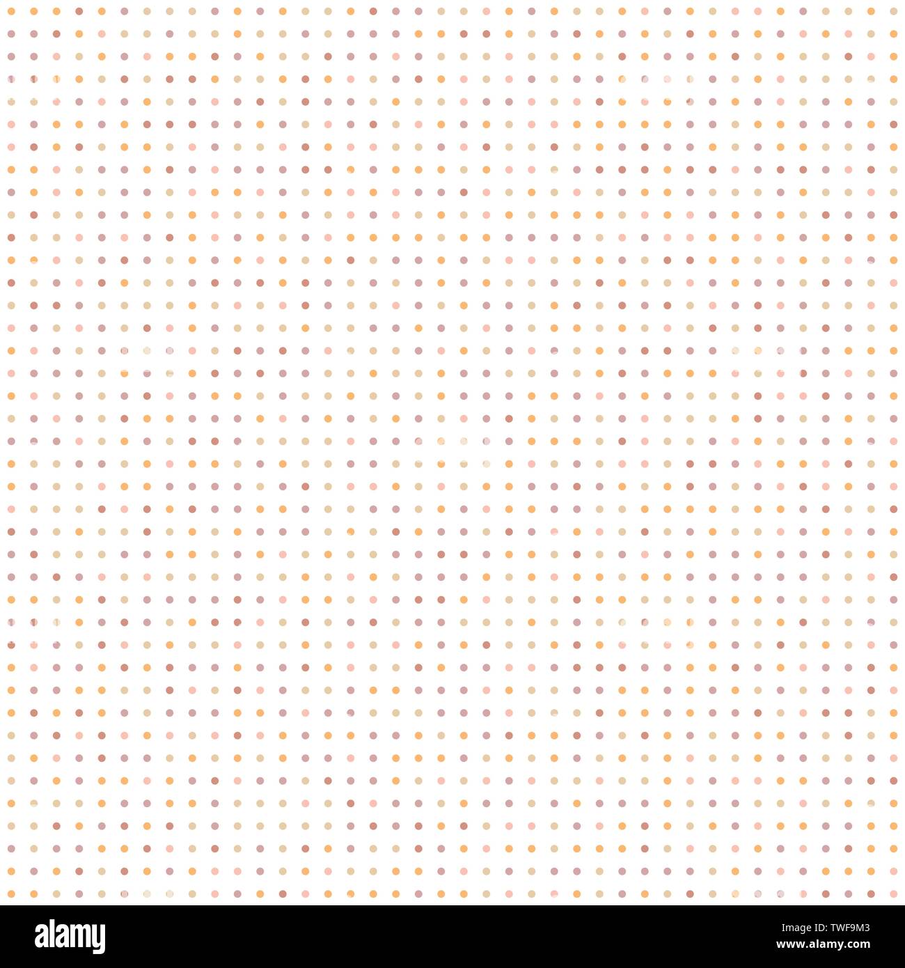Seamless Modern Vector Pattern With Dots Stock Vector