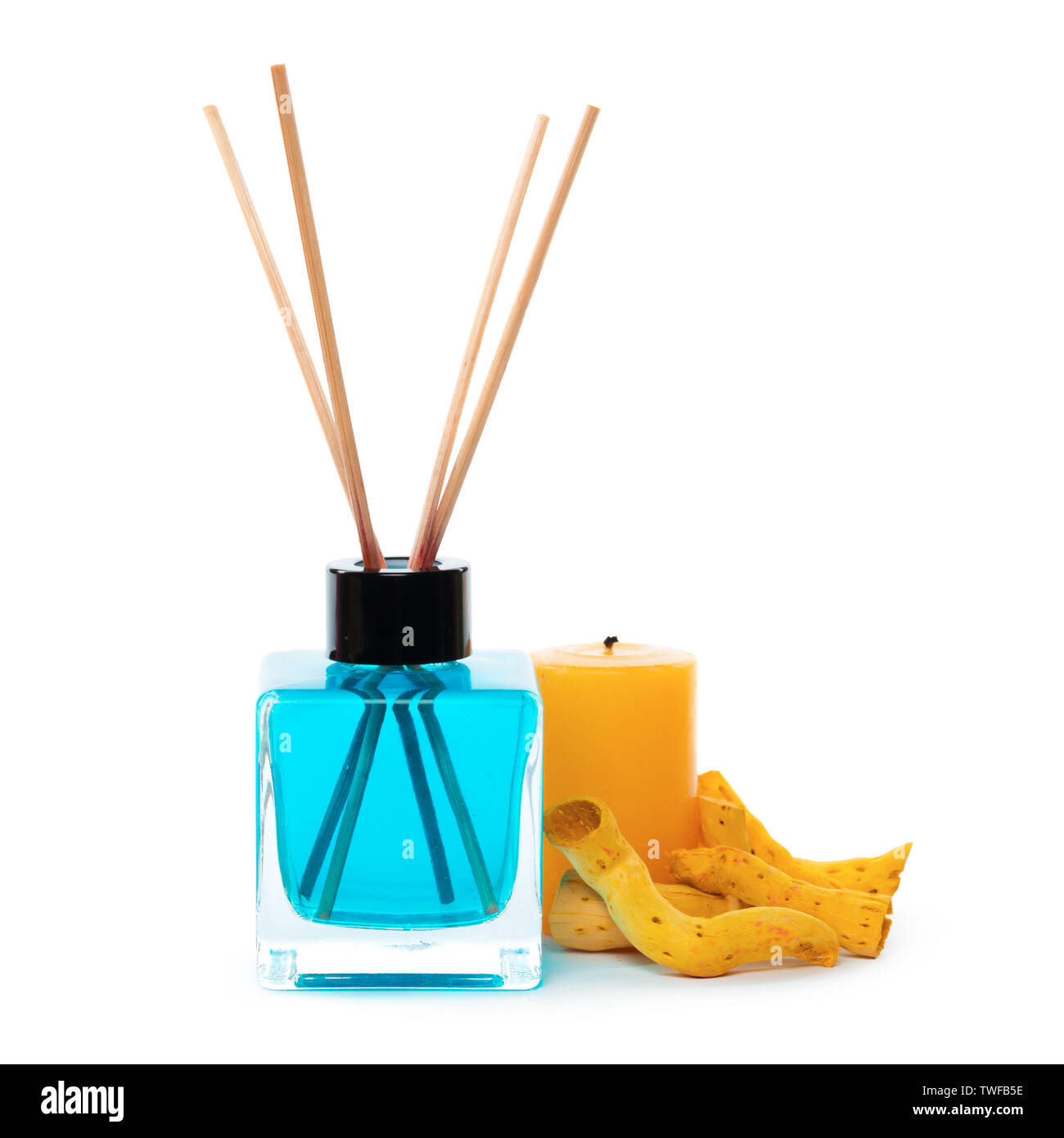 Air freshener sticks isolated on white background Stock Photo Alamy