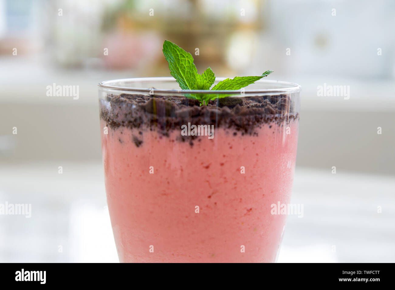 Afternoon tea juice Stock Photo Alamy