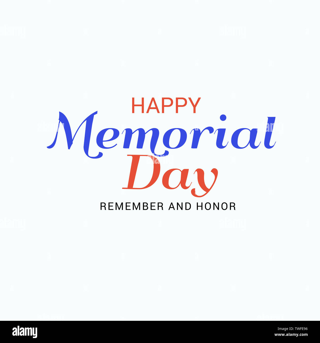Memorial Day Background with USA Flag Color Stock Photo - Alamy