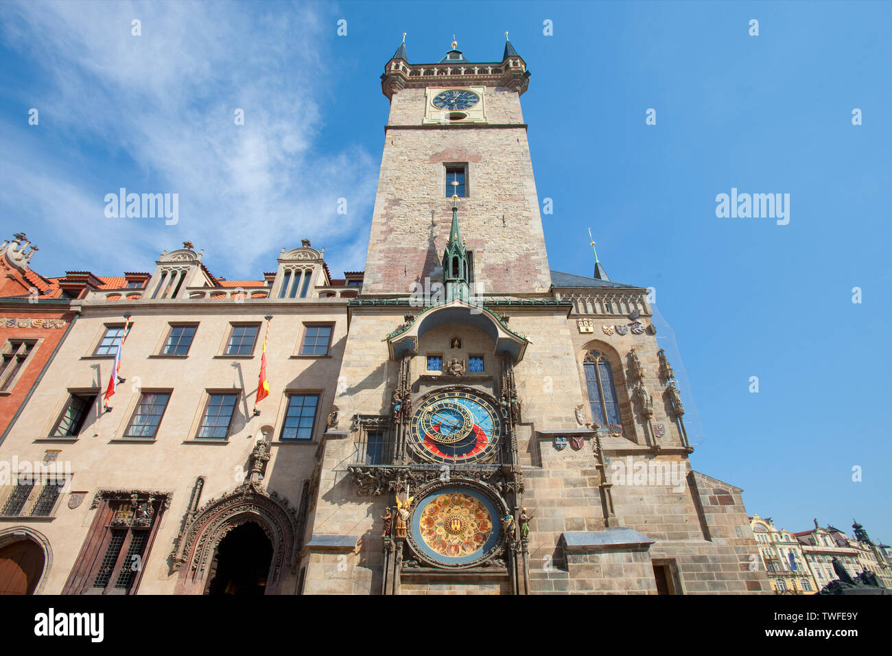 Czech Republic, Prague Astronomical Clock at The Old Town Square