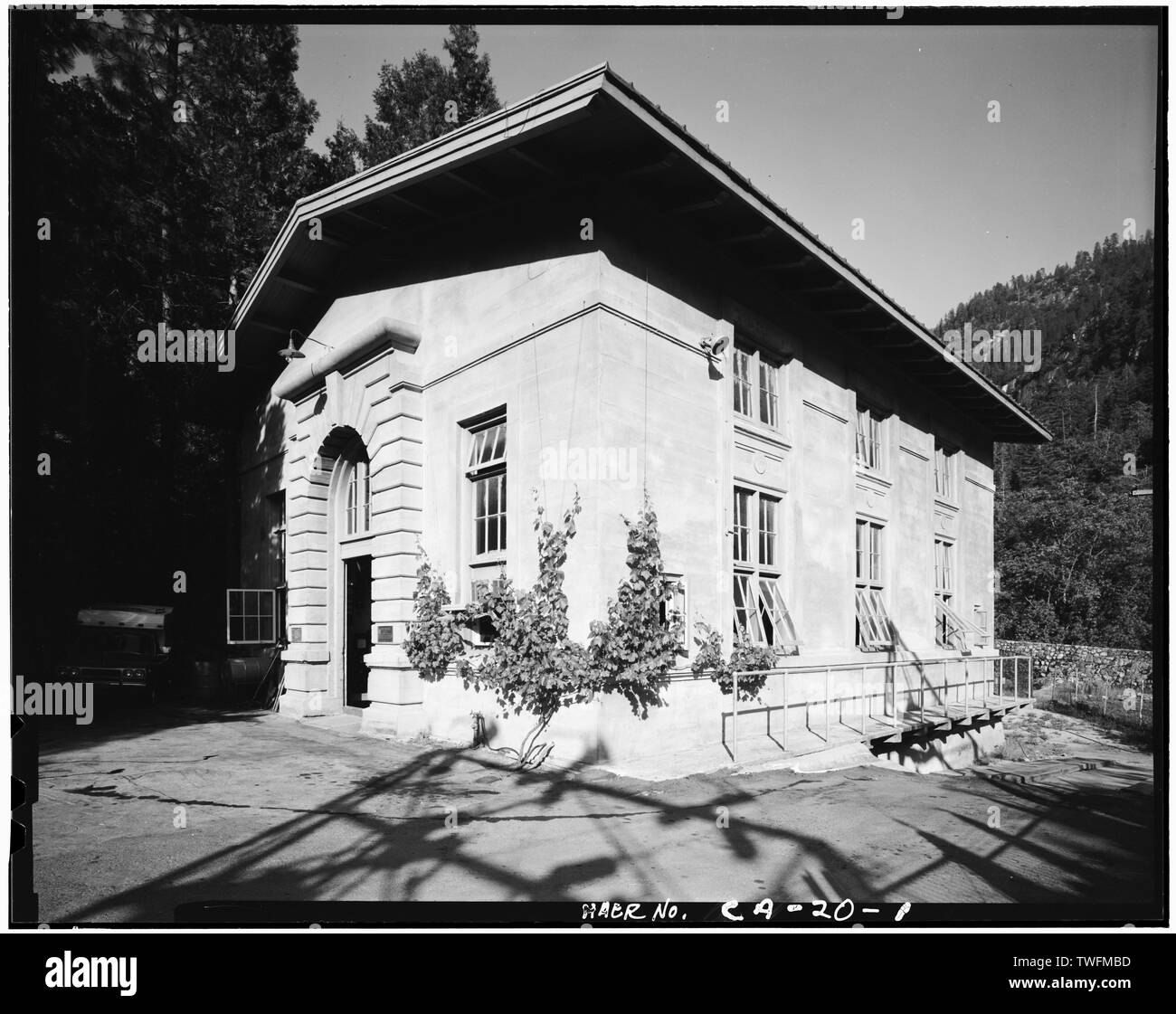 POWER HOUSE, VIEW TO EAST Yosemite Hydroelectric Power Plant