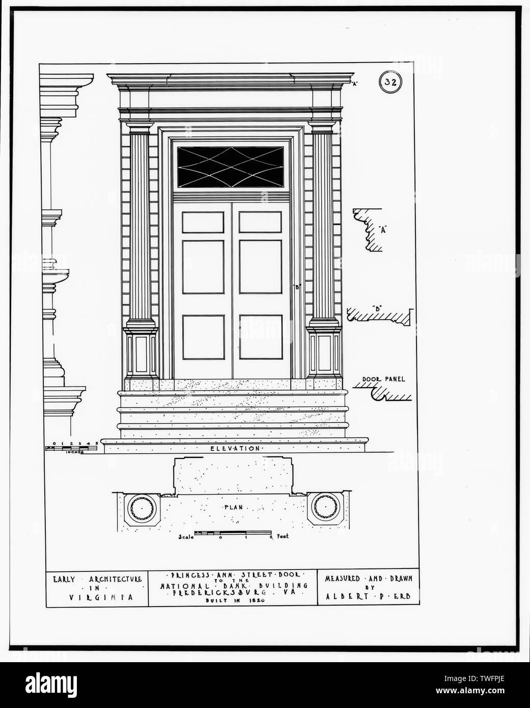 PRINCESS ANN STREET DOOR National Bank Building, Street and