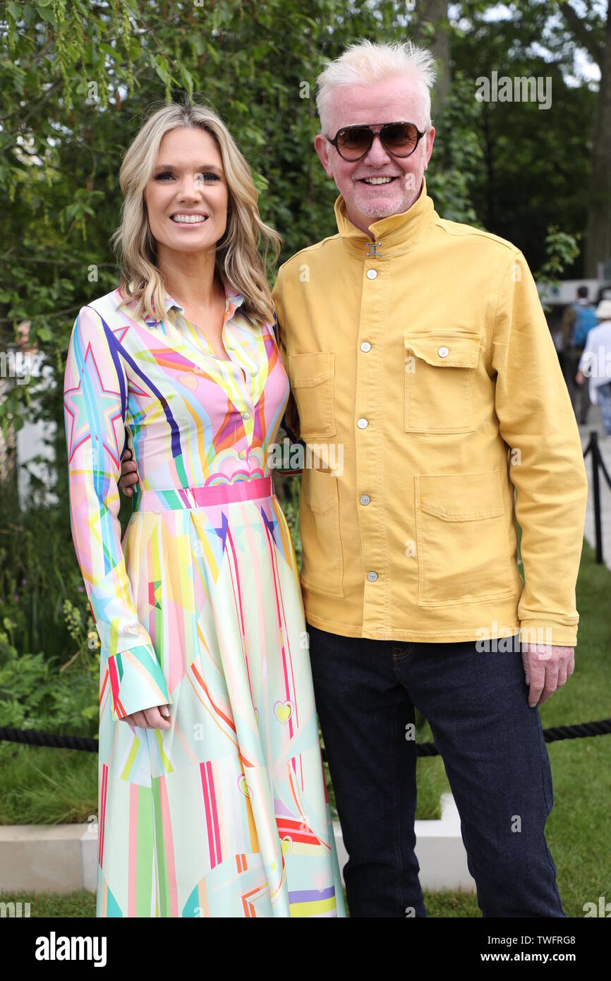 The Chelsea Flower show - Arrivals Featuring: Charlotte Hawkins, Chris Evans Where: London, United Kingdom When: 20 May 2019 Credit: Lia Toby/WENN.com Stock Photo