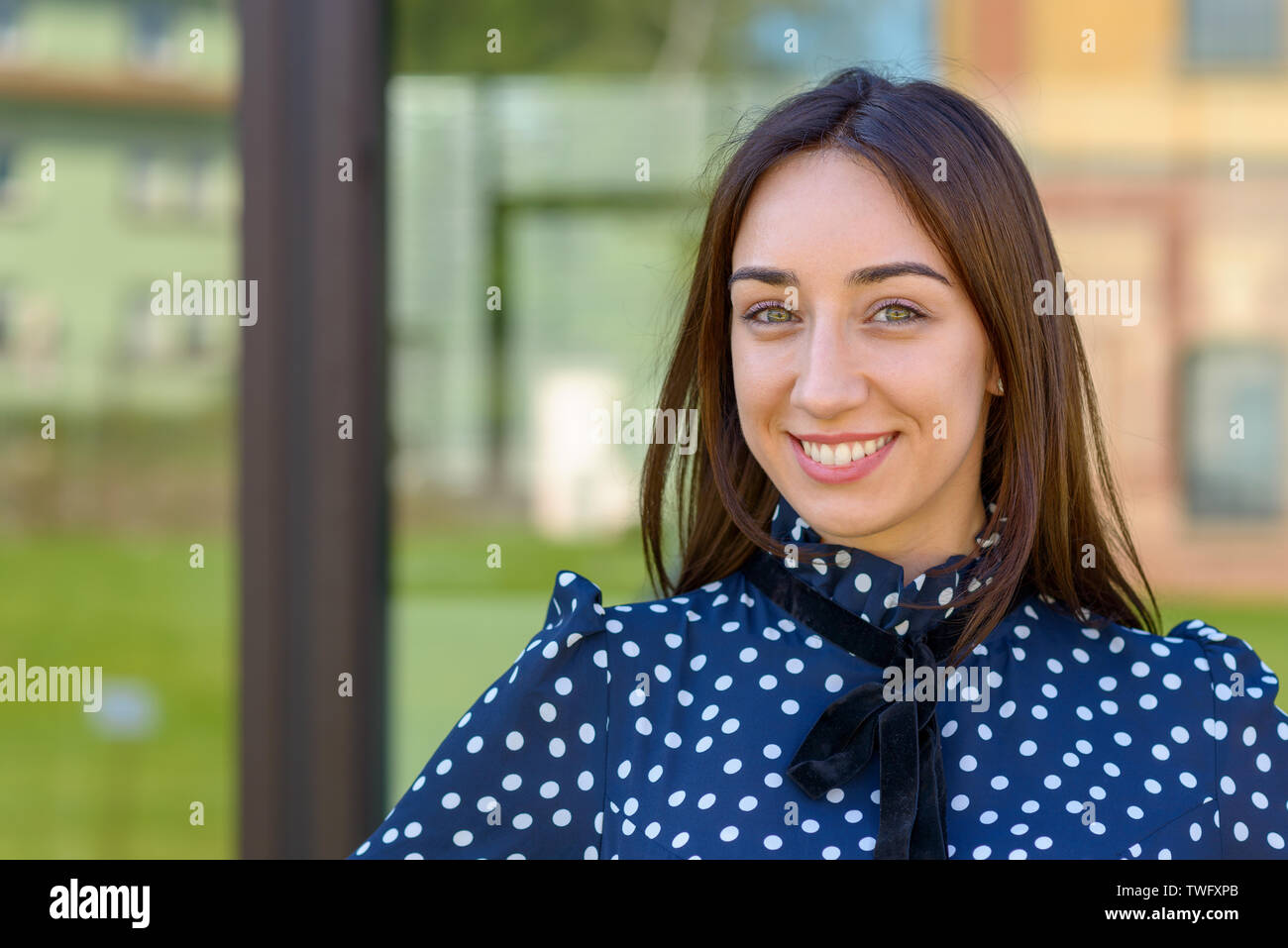 Big happy smile woman hi-res stock photography and images - Alamy